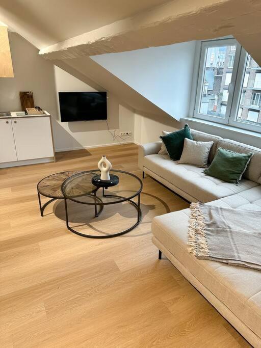 Duplex Hyper Centre Apartment Liege Luaran gambar